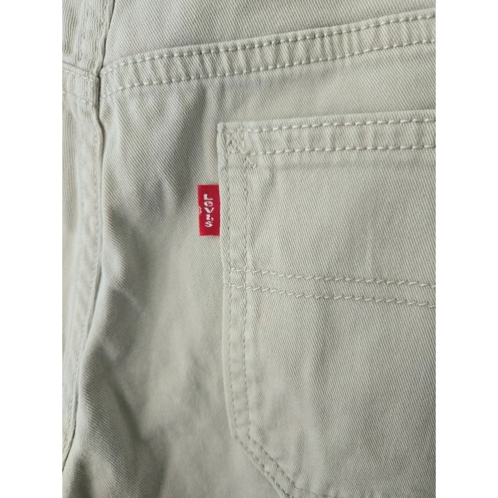Levis Womens Khaki Cargo Shorts Size 12 Utility Pockets Casual‎ Summer - Picture 6 of 7